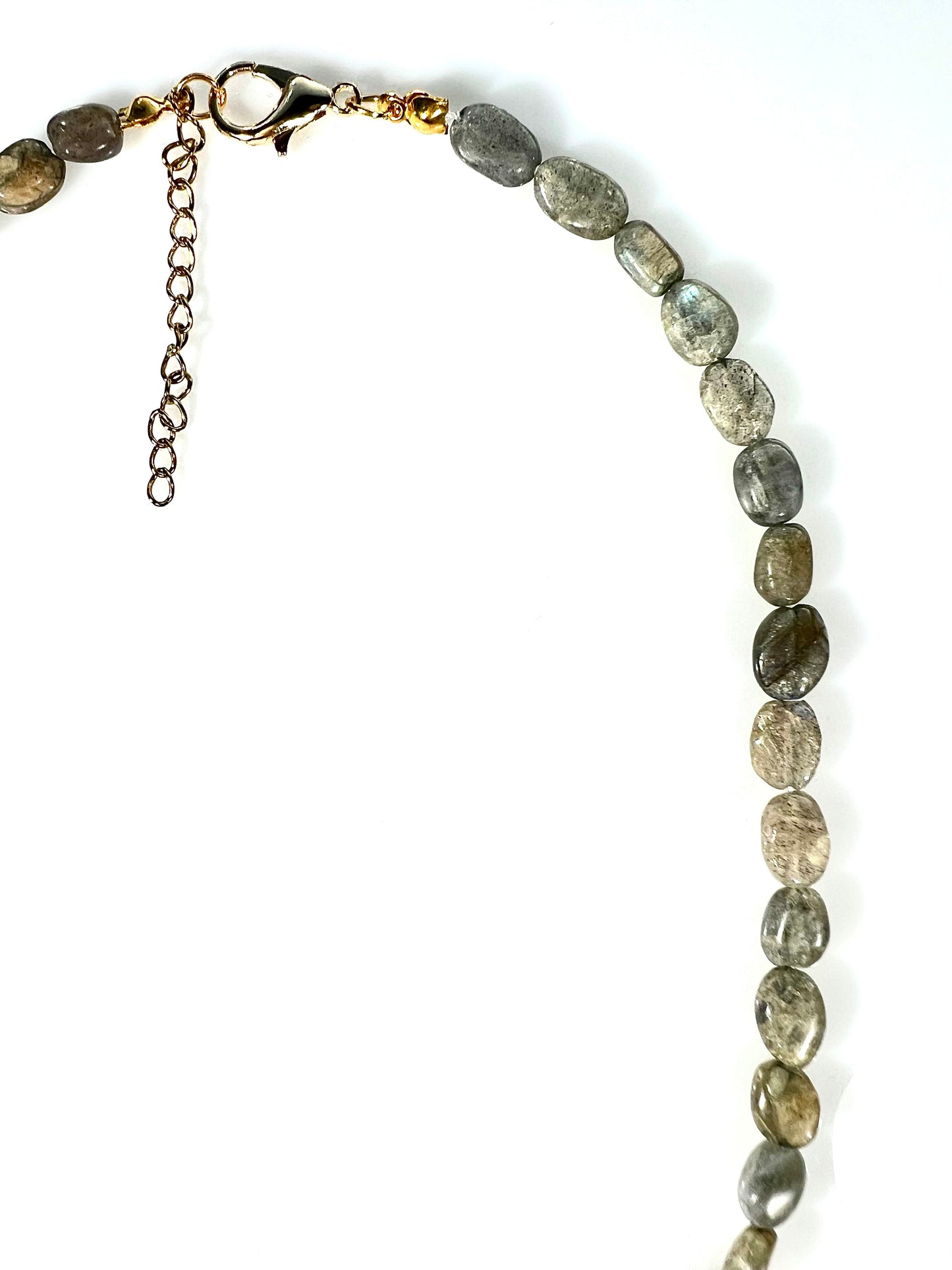 Collar Flor en labradorita