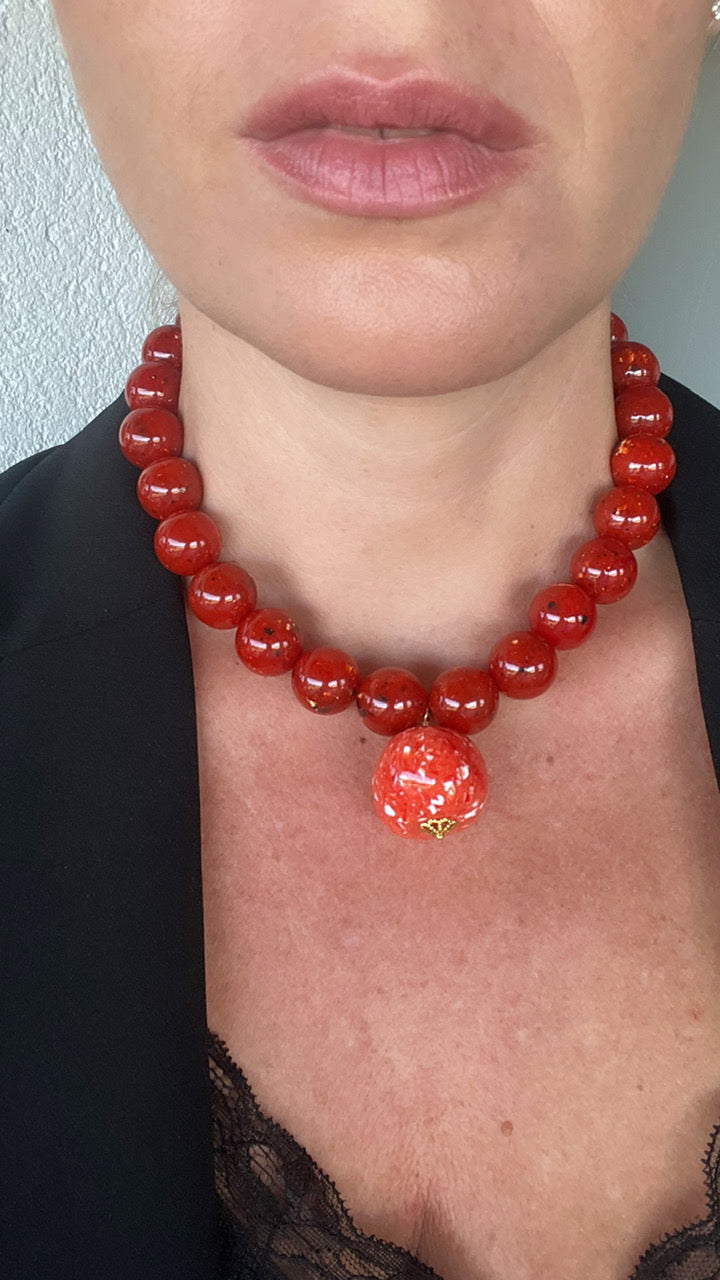 Collar Tessa en teja