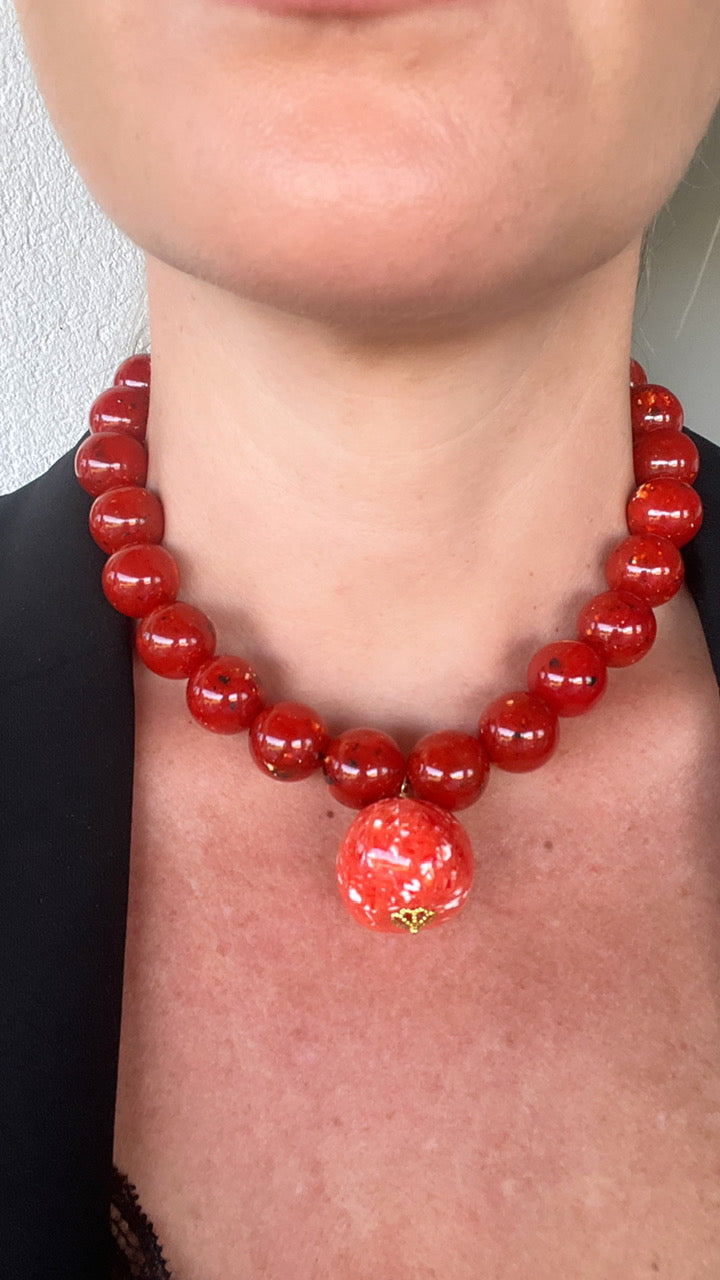 Collar Tessa en teja