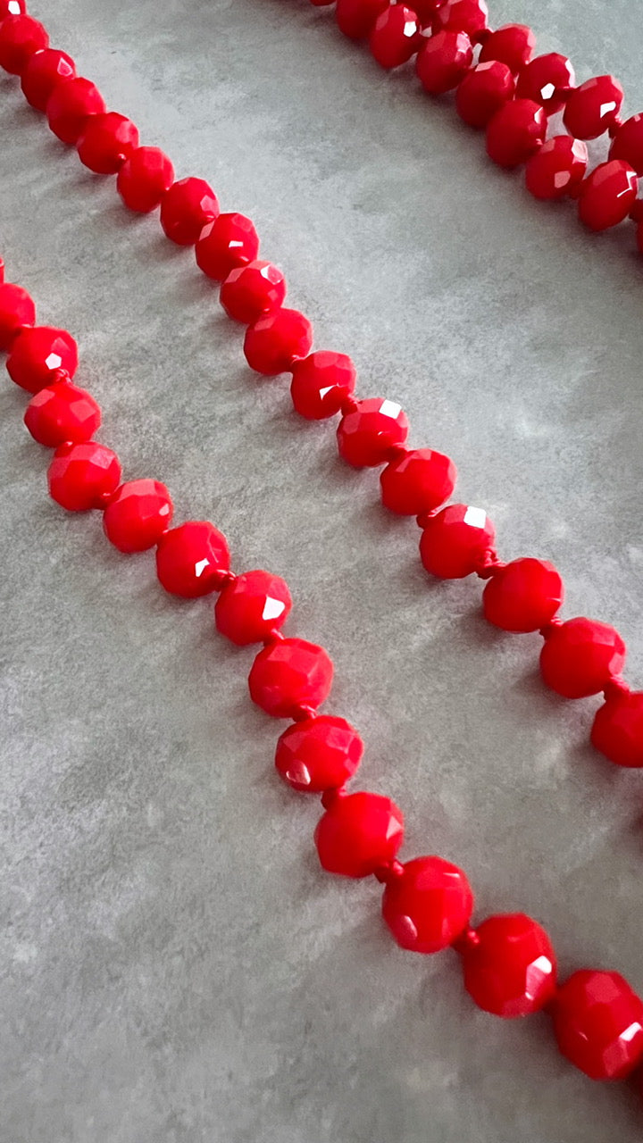 Collar Valentino en rojo