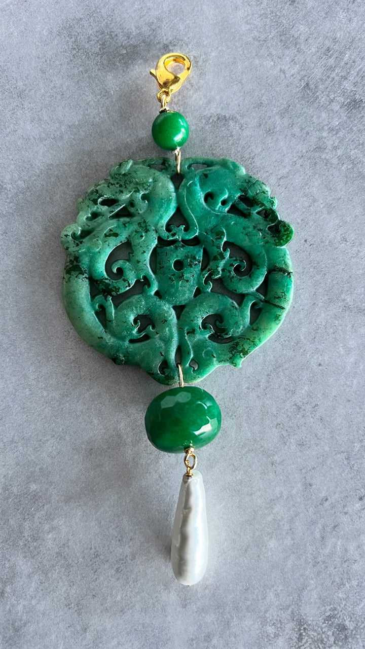 Colgante Mandala en verde