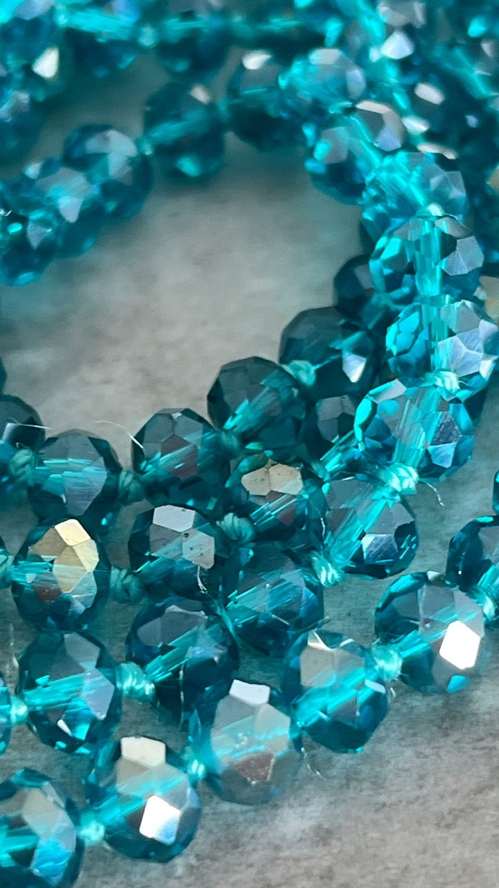 Collar piedra color Tiffany