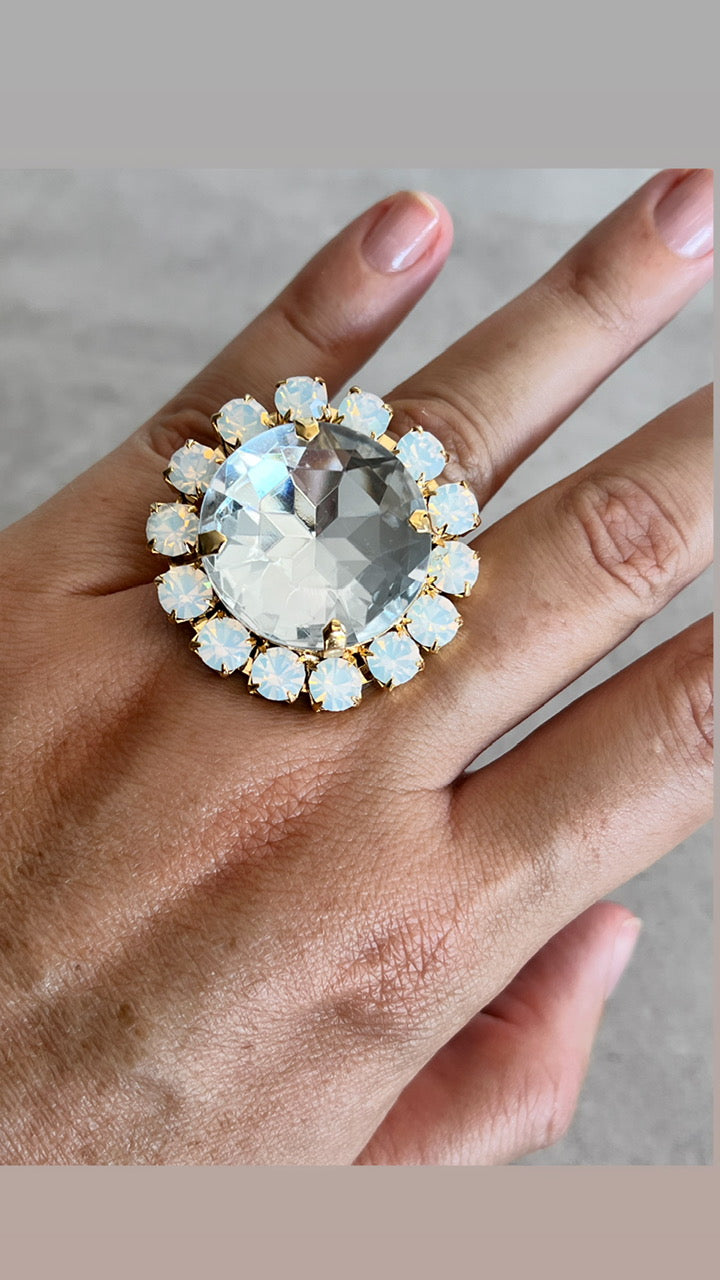 Anillo FLOWER en blanco