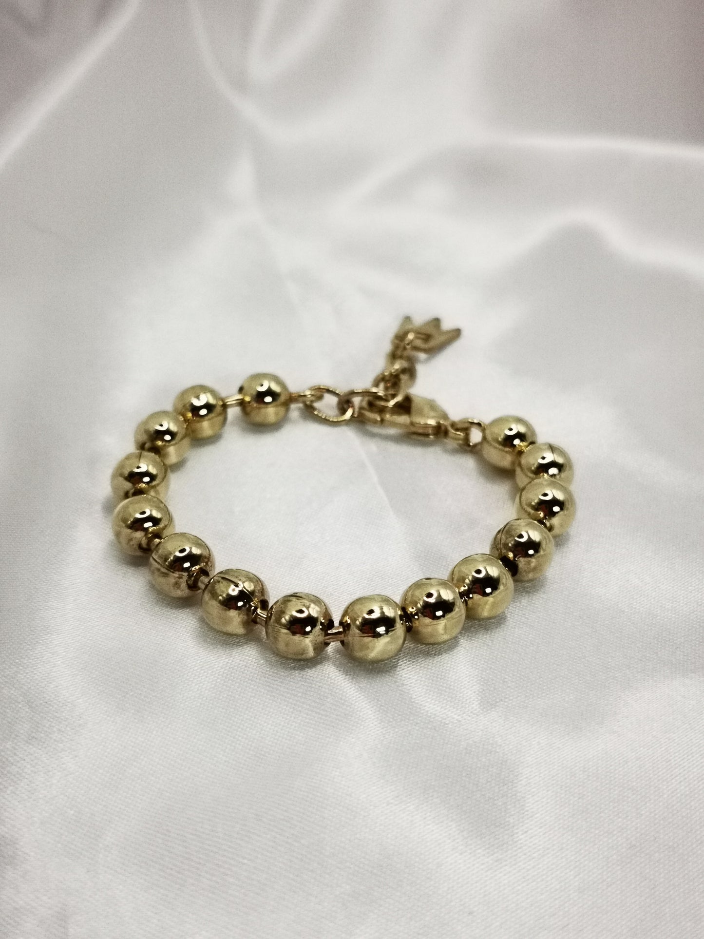 Pulsera bolas oro