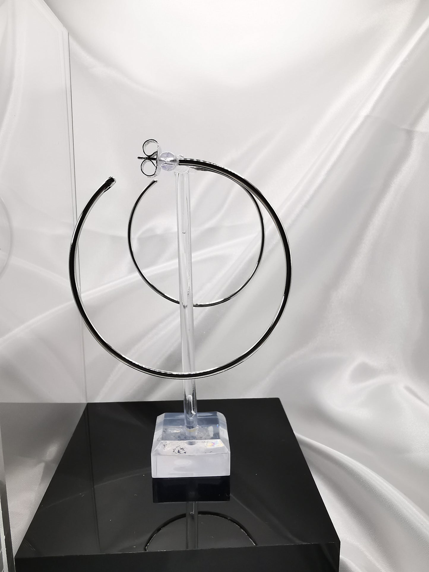 Aros en rutenio 7,5 cm