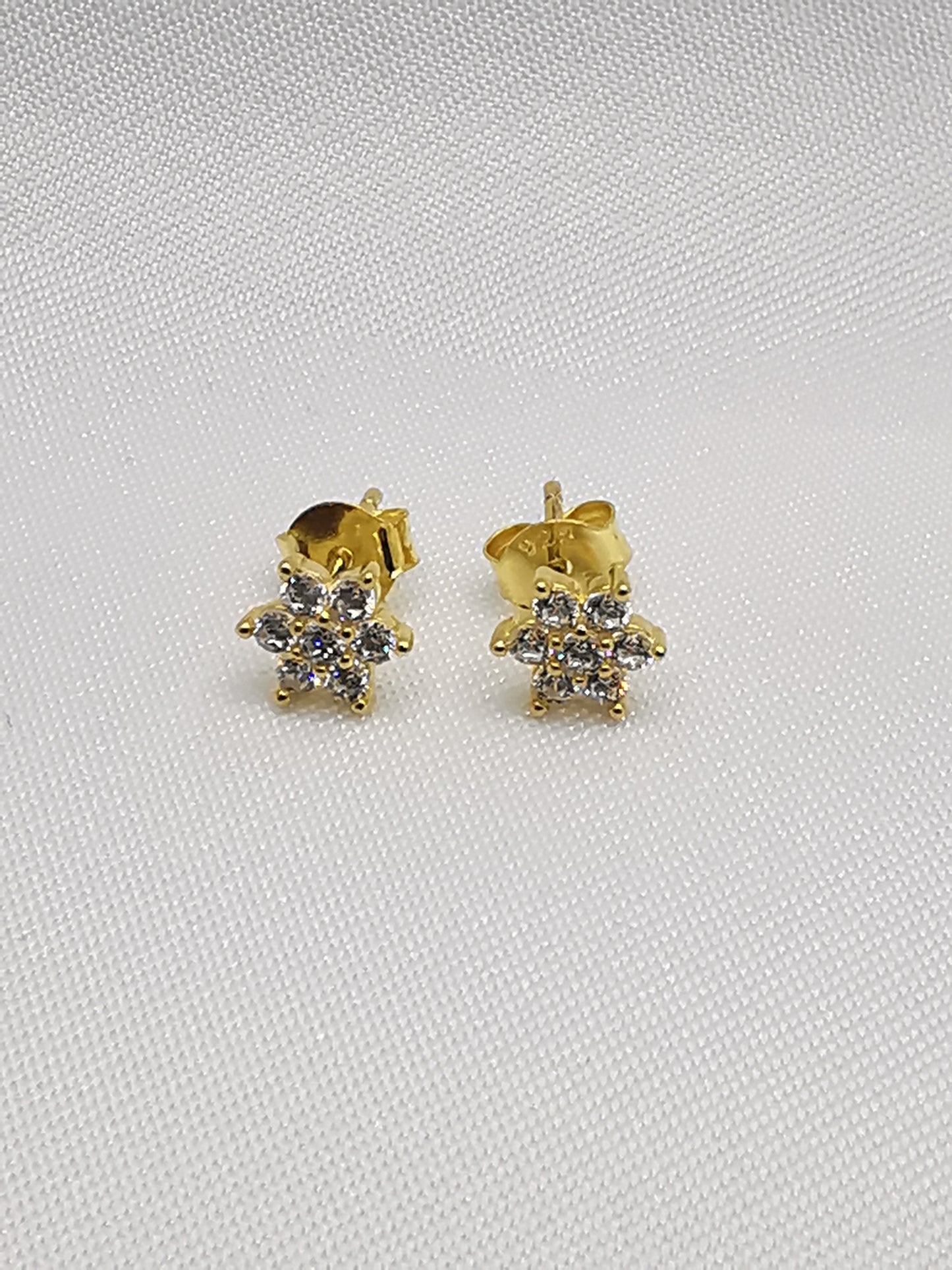 Pendientes dormilonas estrella brillante