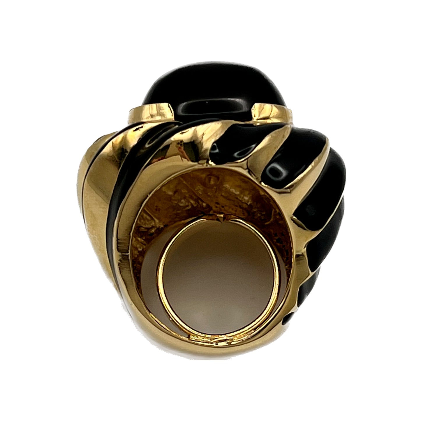 Anillo espectacular en negro