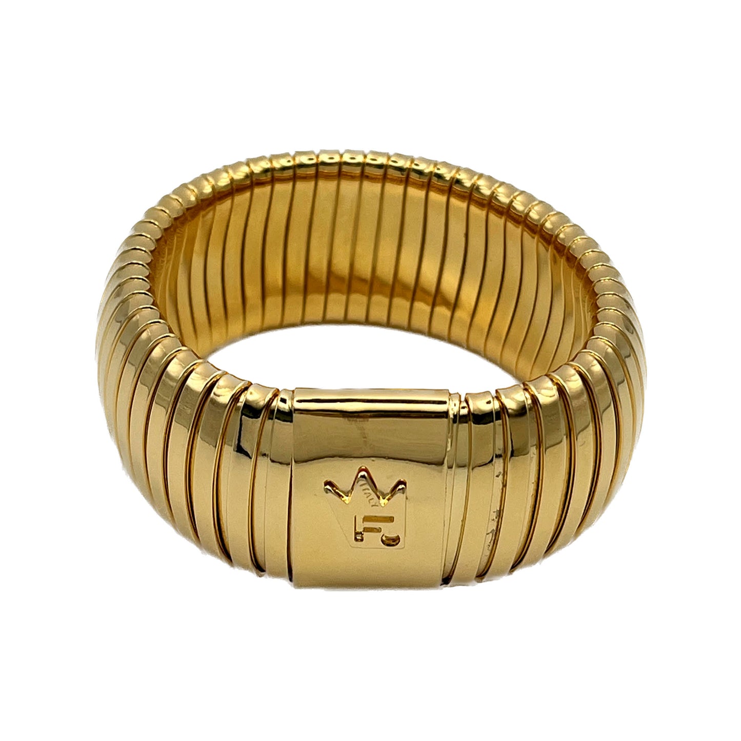 Pulsera tubogas oro 3cm ancho