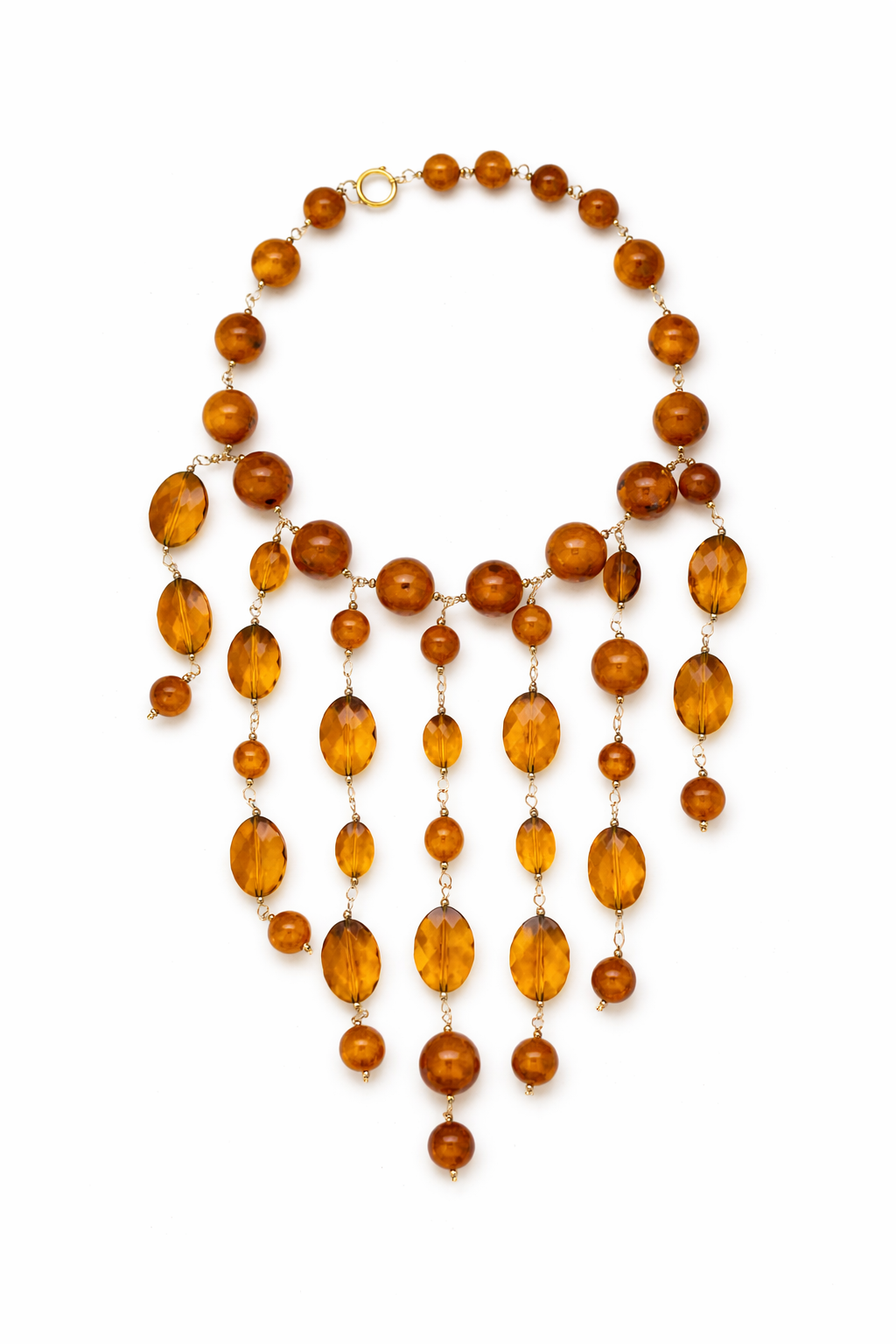 Collar Chandelier en miel