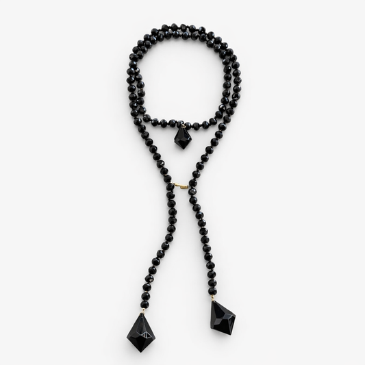 Collar Goccia en negro