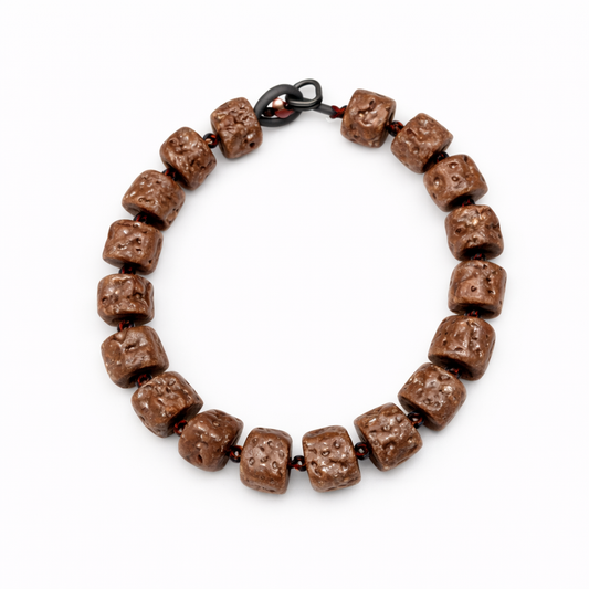 Collar Barilotto en marrón chocolate