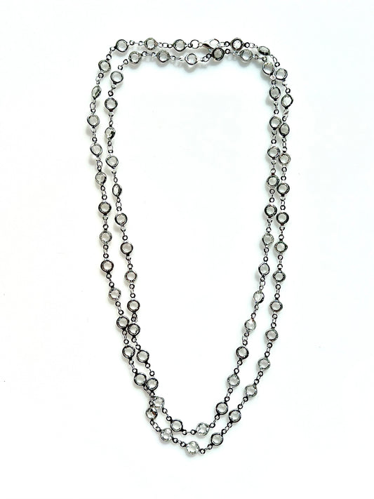 Collar largo Solara brillante