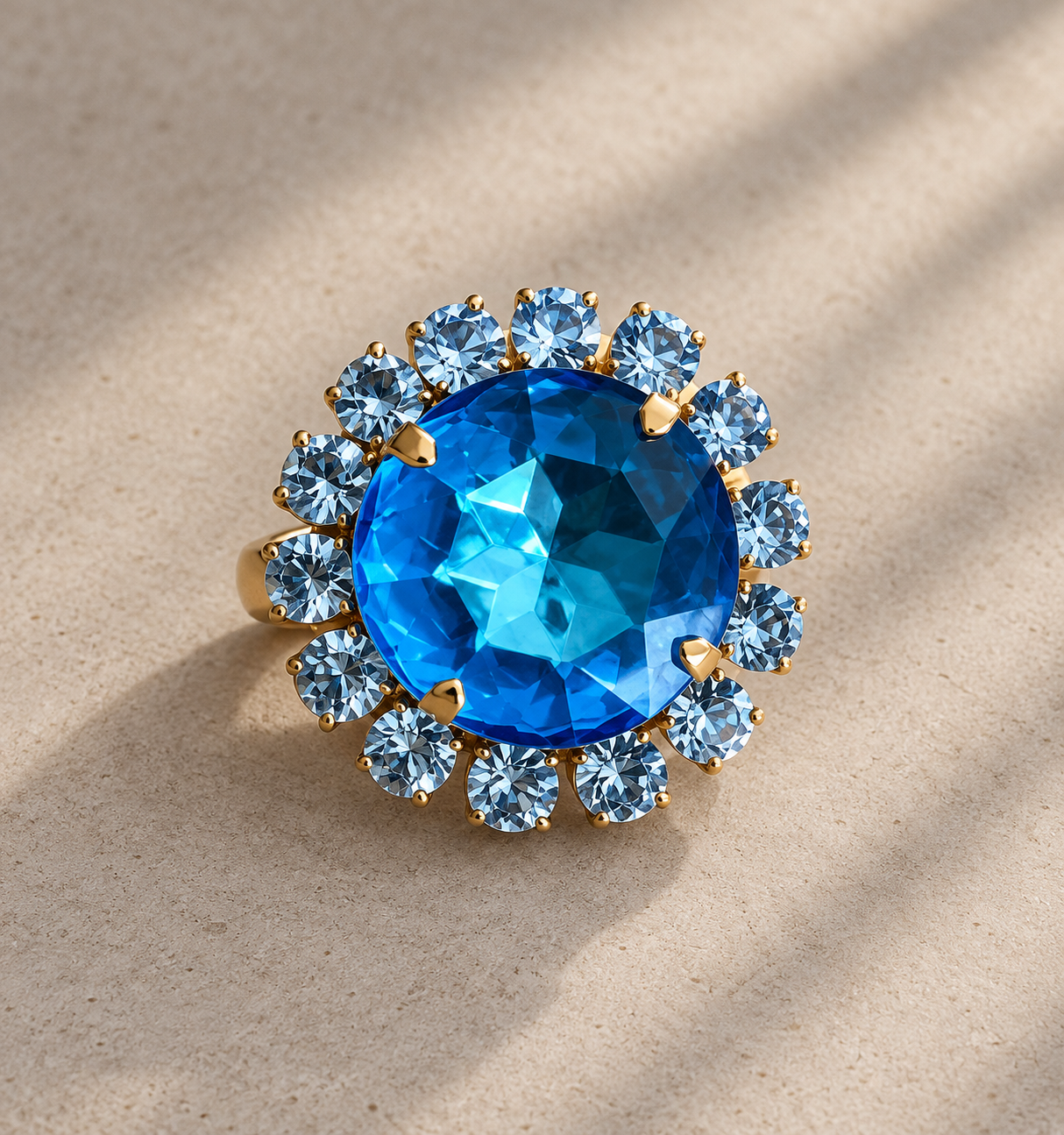Anillo Blue Statement