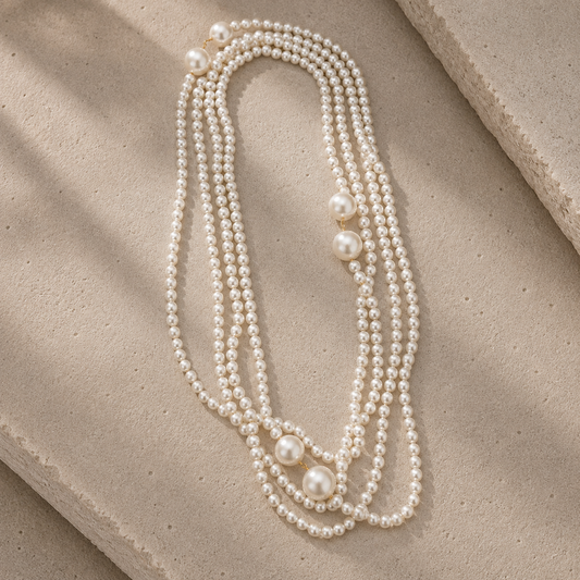 Collar Maxi Perlas Italianas