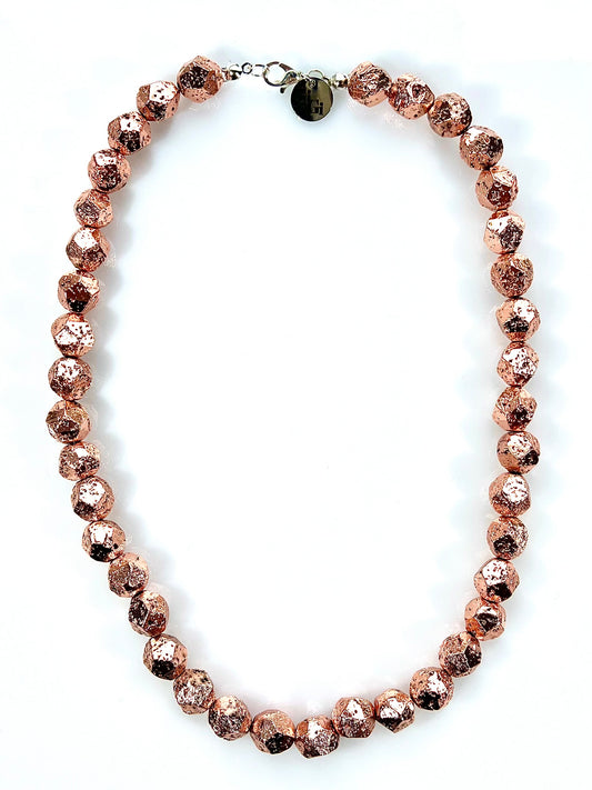 Collar Siena dorado rosa