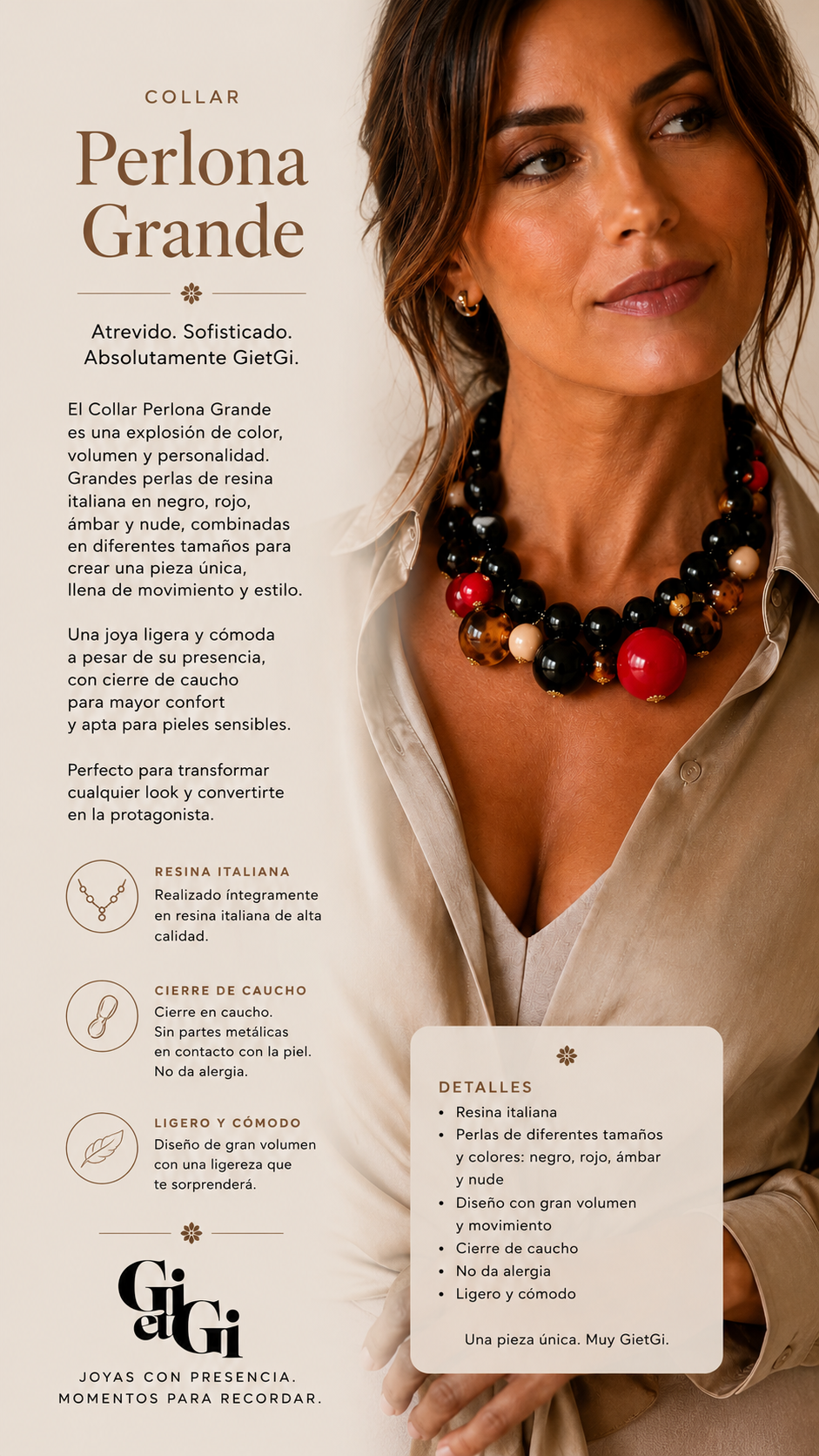Collar Perlona Grande
