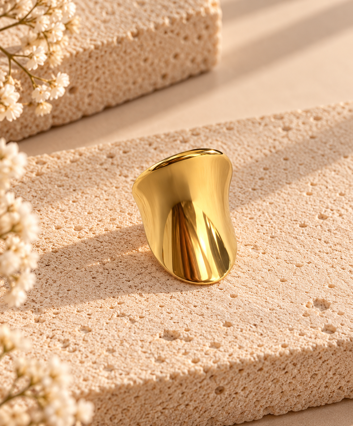 Anillo Sculpt Gold