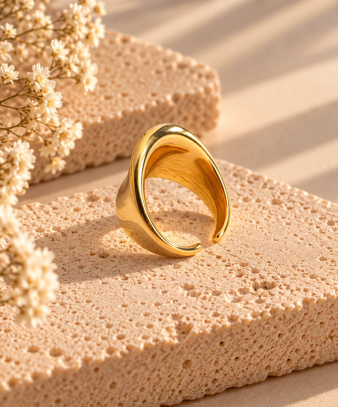 Anillo Sculpt Gold