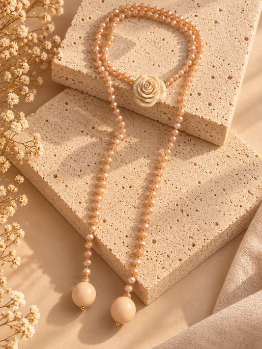 Collar Camelia Nude Largo